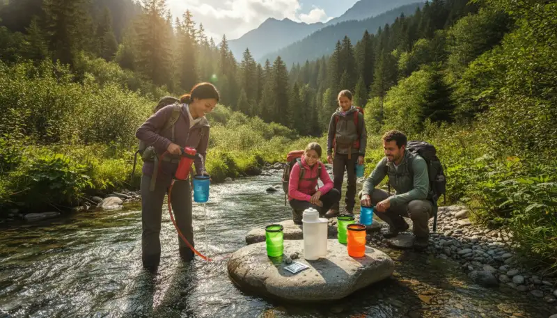 Outdoor Wasserfilter Sets für Abenteurer