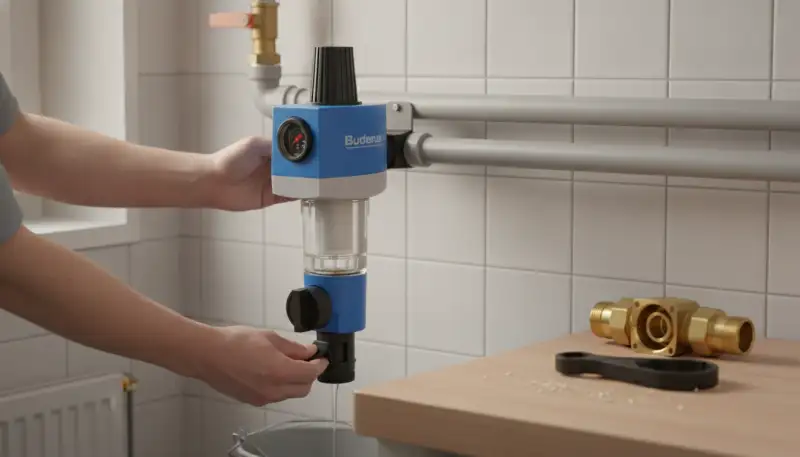 Wasserfilter Hausanschluss reinigen: So geht's